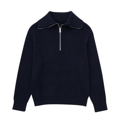 Holly Quarter Zip Sweater